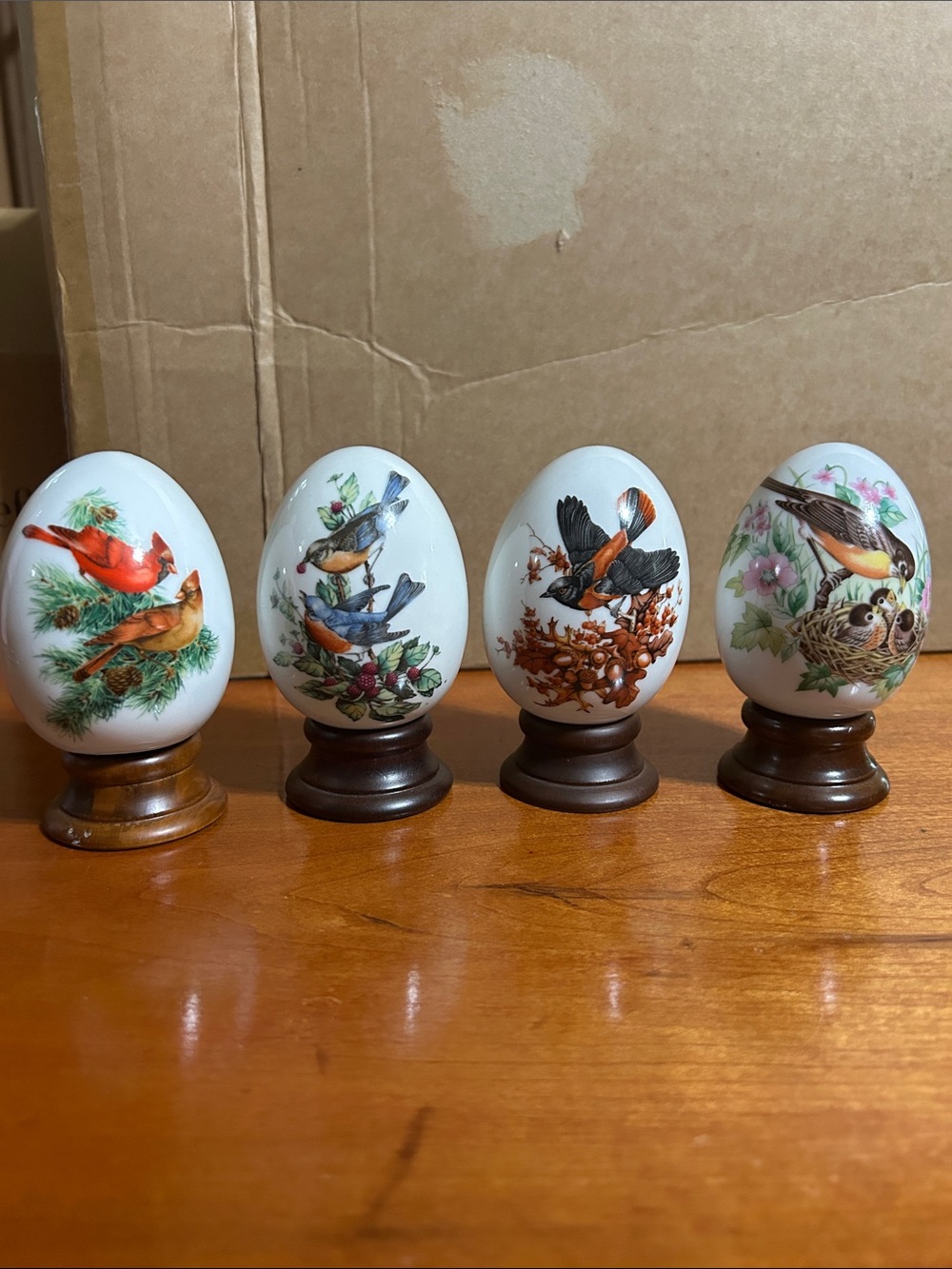 Vintage Avon four seasons eggs